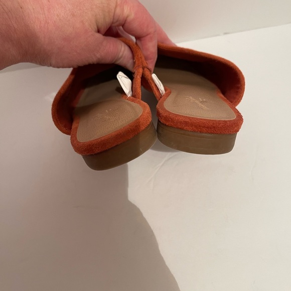 Universal Thread Slip On Backless Almond Toe Mule Size 7.5 Rust Orange - Picture 7 of 9